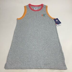 Champion Campus Tank top Dress Oxford grey T-shirt Dress Moisture wick New